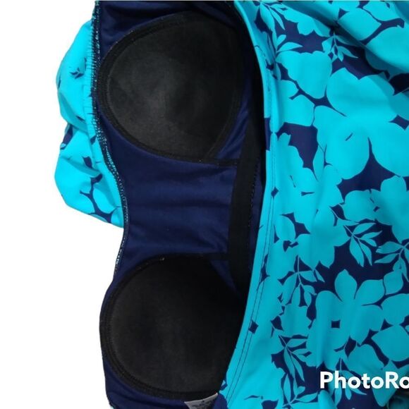 OLD NAVY vIbrant blue one piece swimsuit S - Picture 4 of 8